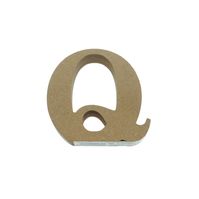 MDF 3D Letter Capital Q